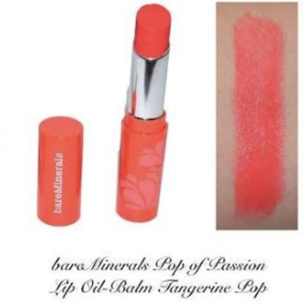❇️🧚‍♀TANGERINE POP BareMinerals RARE Pop of Passion Lip Balm NWT
